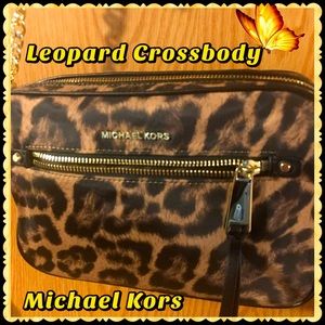 🐆Leopard Crossbody MK 🤎 Michael Kors